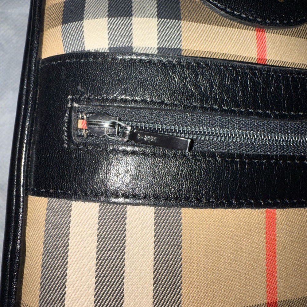 Burberry Vintage Nova Check Plaid Wristlet Bag πβ¨ - Picture 8 of 11